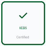 KEBS Certified