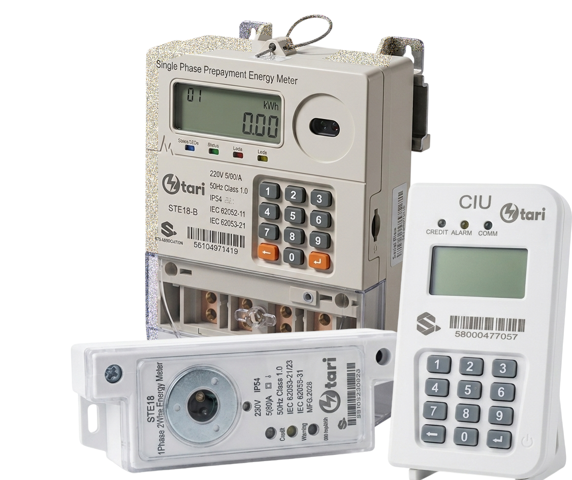Single Phase Prepaid Meter with CIU (STE-18)