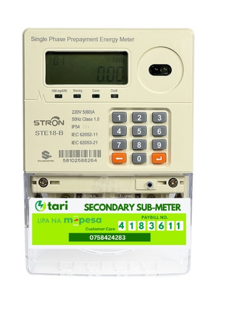Prepaid Single-Phase Keypad Meter